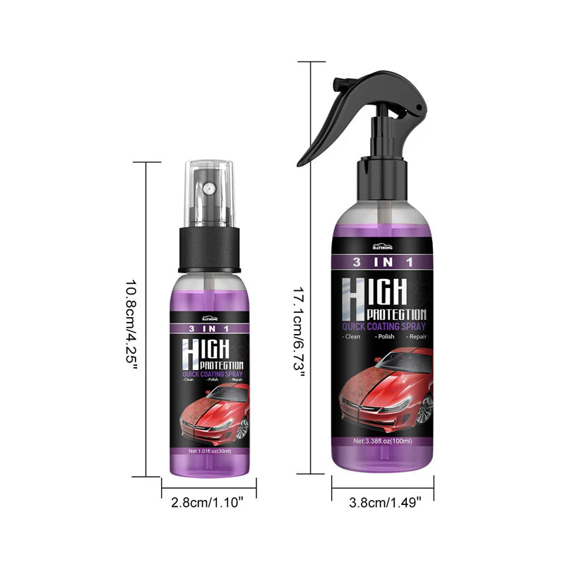Saker 3 in 1 High Protection Quick Car Coating Spray - Image 7