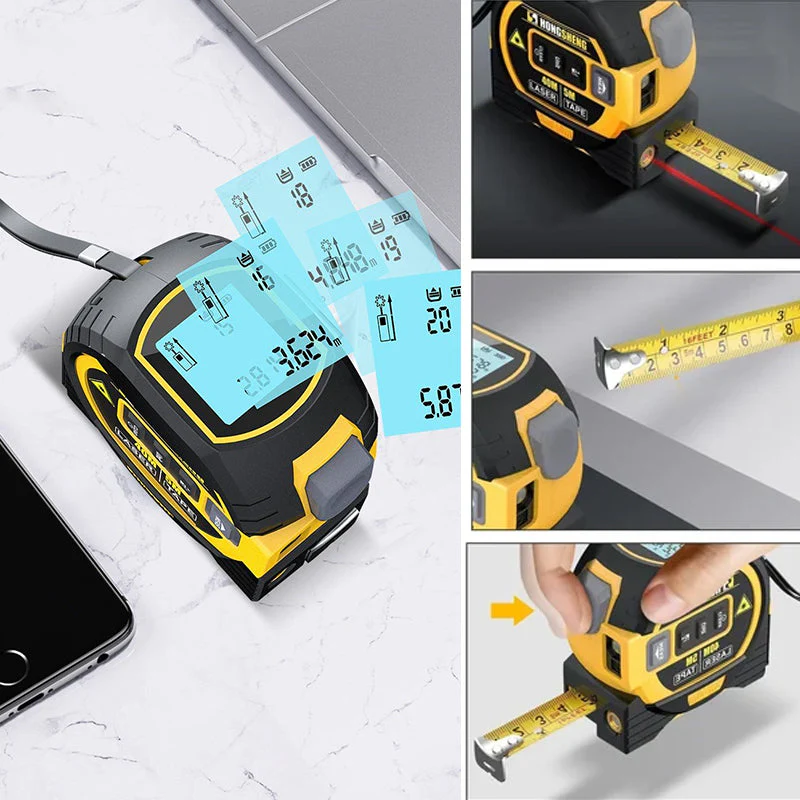 3-In-1 Infrared Laser Tape Measuring - Image 5
