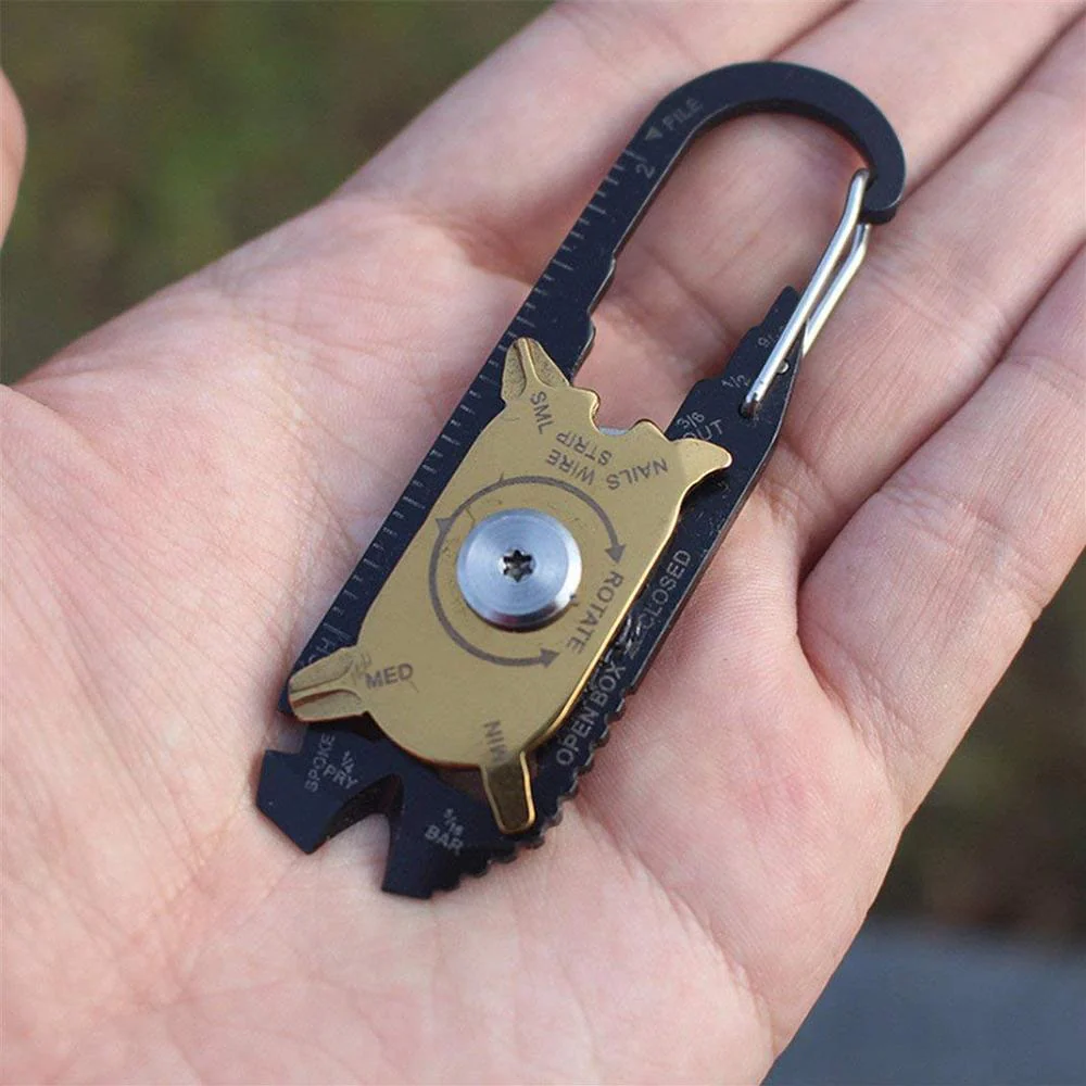 Hirundo 20-in-1 EDC Portable Mini Utility Multi Tool Keyring - Image 4