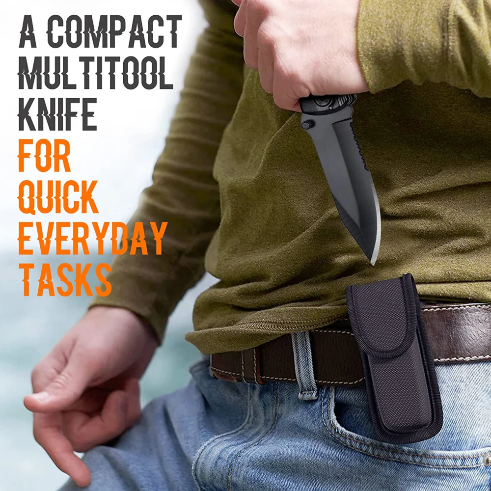 Saker 7 in 1 Stainless Steel Pocket Knife Pliers - Image 3