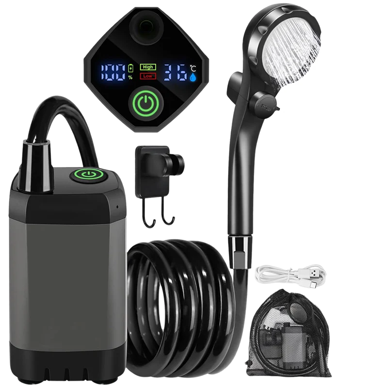 Portable Rechargeable Outdoor Camping Shower Pump - Image 17