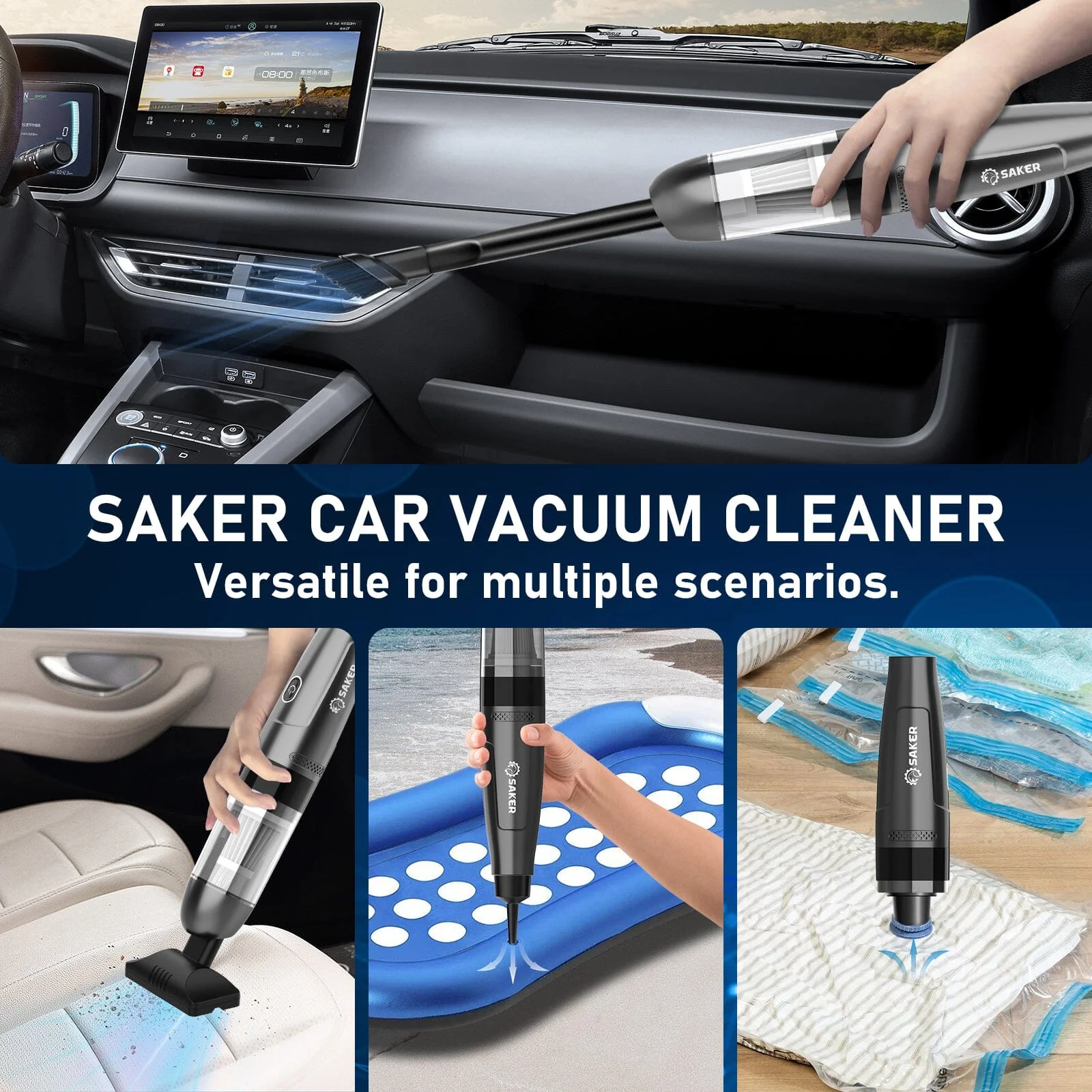 SAKER® 3-in-1 Portable Vacuum Cleaner - Image 4