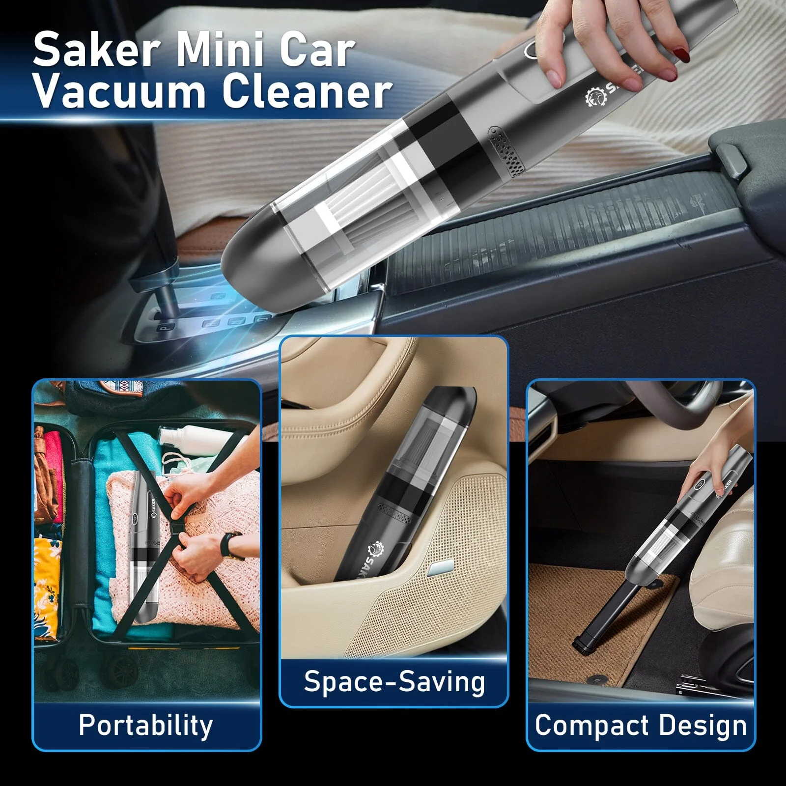 SAKER® 3-in-1 Portable Vacuum Cleaner - Image 6