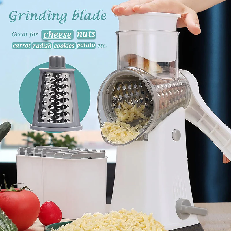 SAKER® 5 in 1 Rotary Cheese Grater Shredder - Image 3