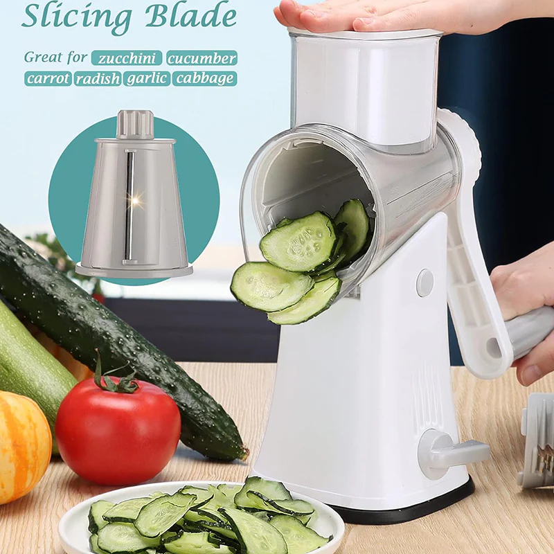 SAKER® 5 in 1 Rotary Cheese Grater Shredder - Image 4