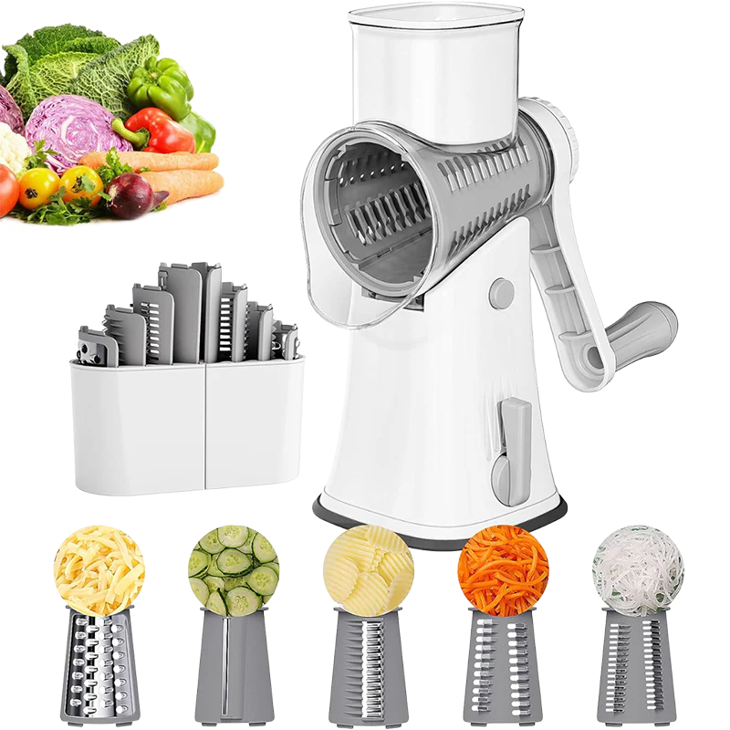 SAKER® 5 in 1 Rotary Cheese Grater Shredder - Image 8