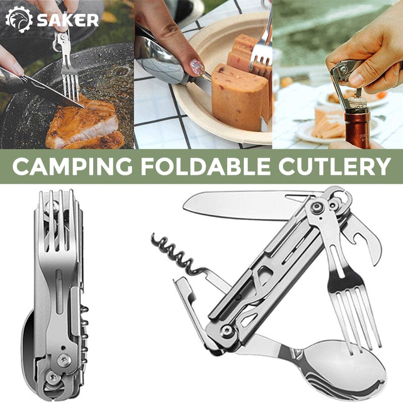 SAKER® 6-in-1 Camping Flatware Set - Image 3