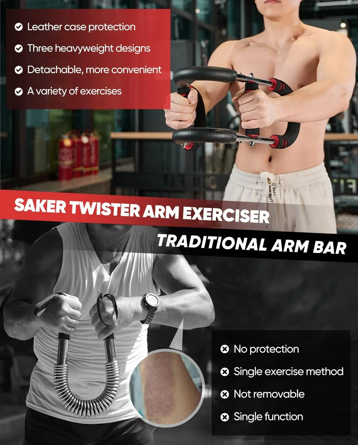 Saker® Arm Trainer Workout Power Tool - Image 7