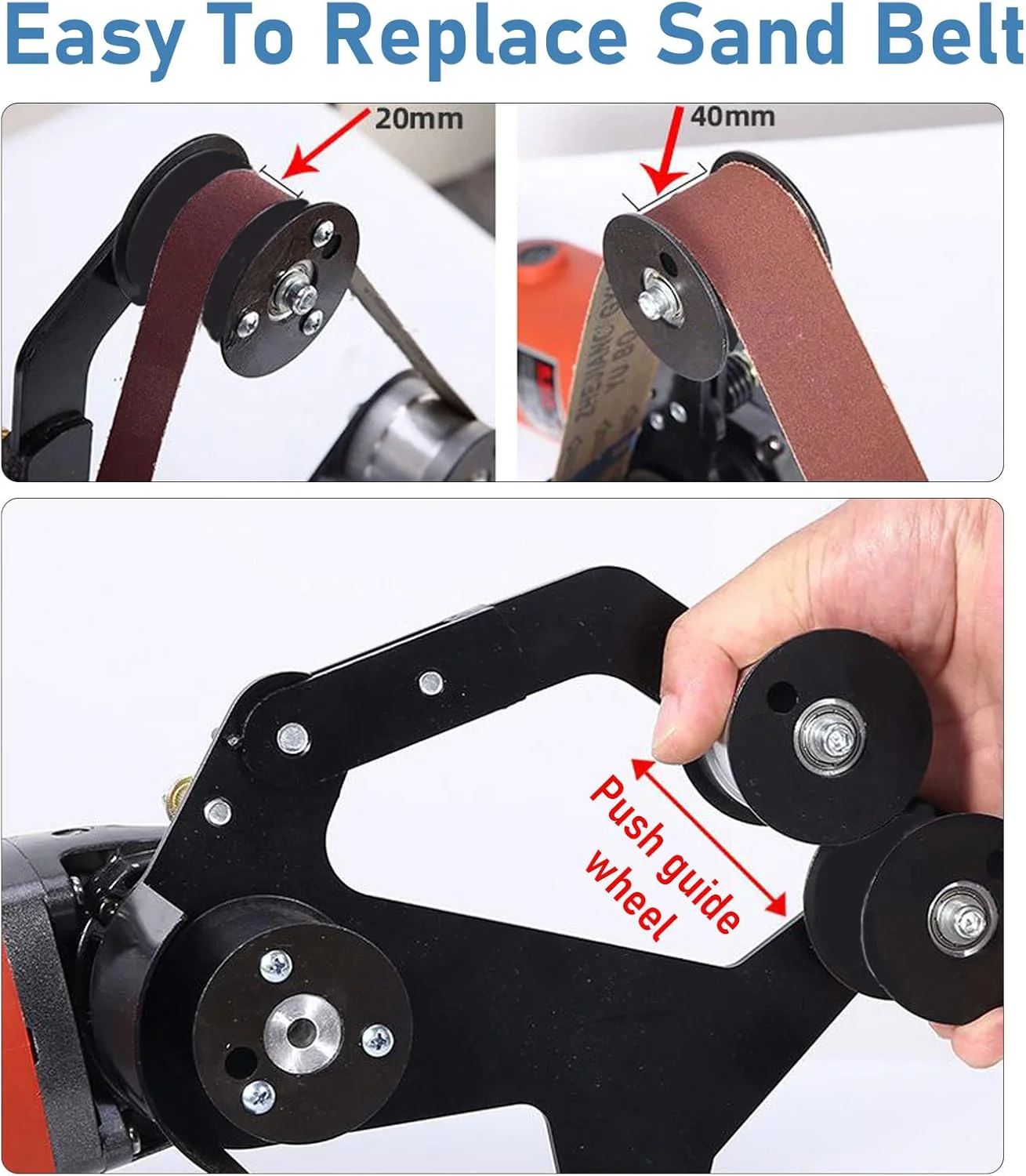 SAKERĀ® Belt Sander Adapter for Angle Grinder - Image 7
