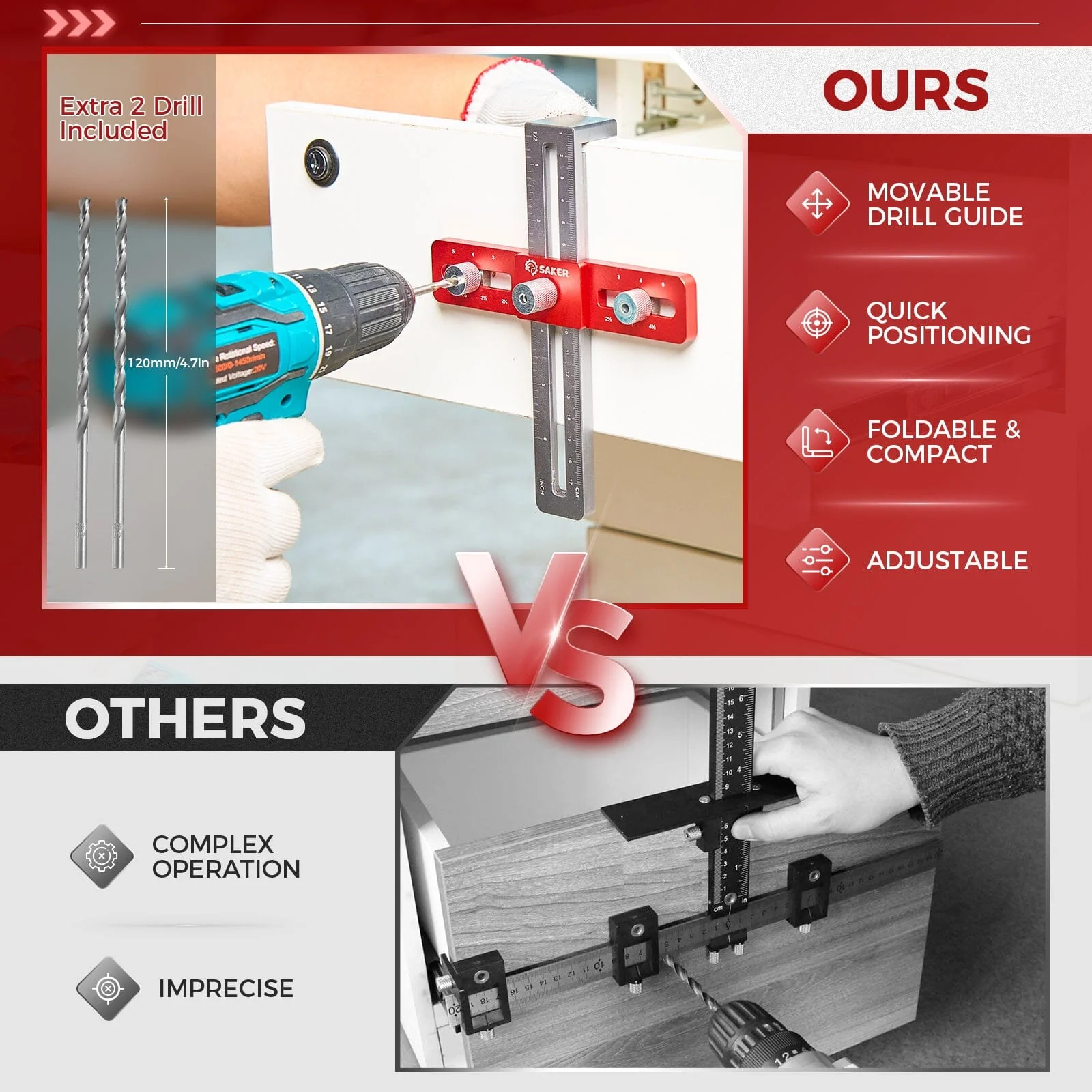SAKER® Cabinet Door Mounting Jig - Image 15