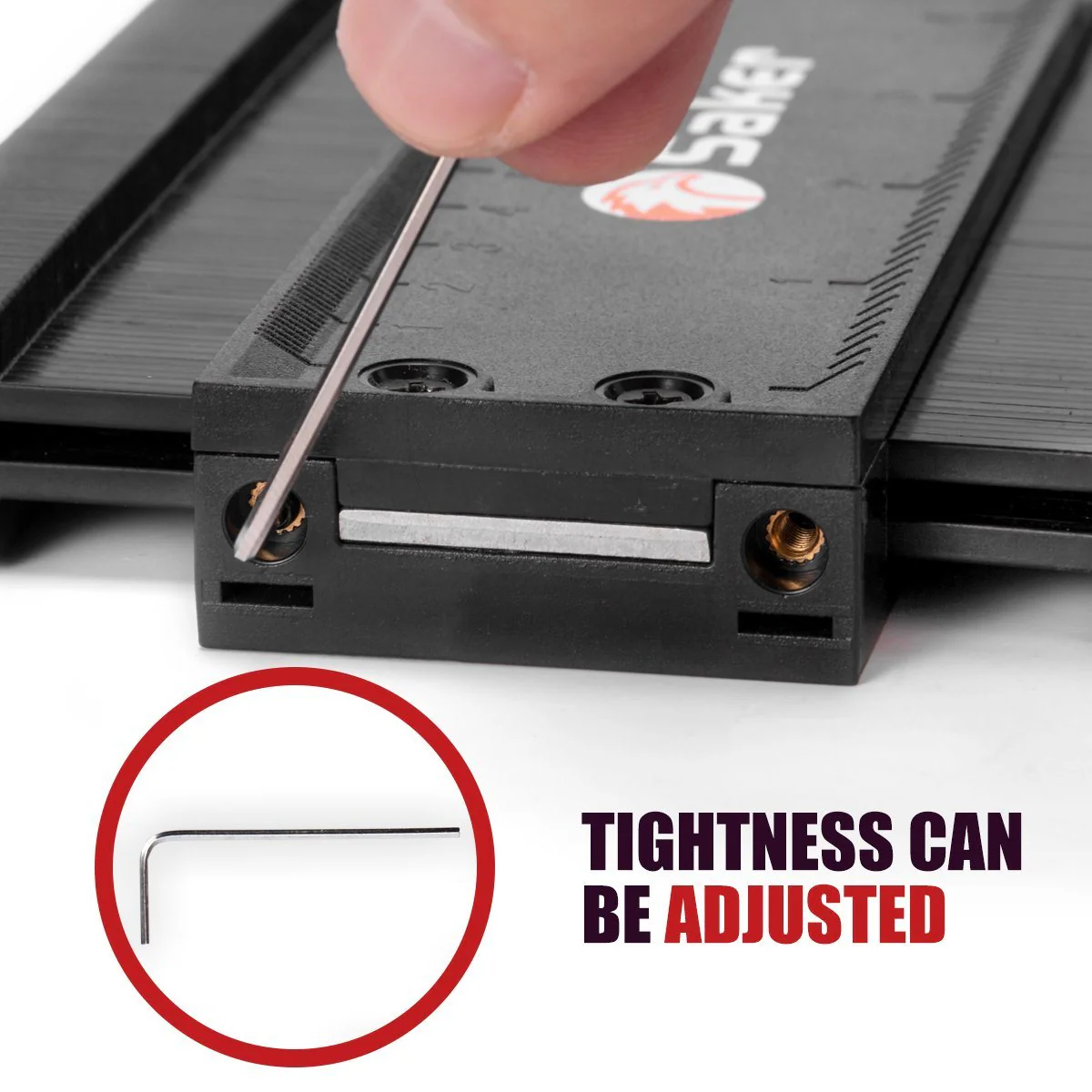 Saker® Contour Gauge Profile Tool With Lock (Black) - Image 4