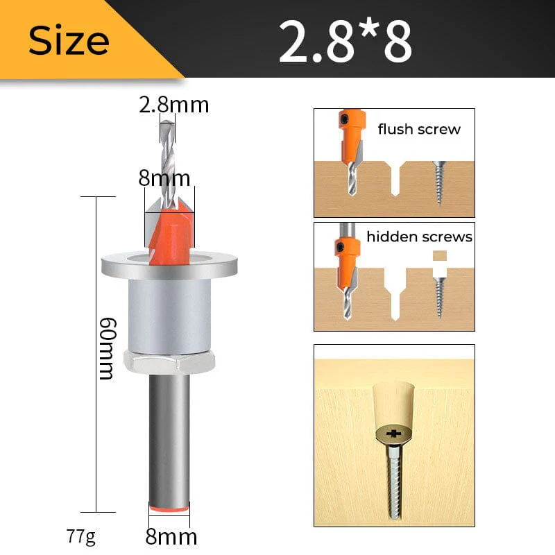 SAKER® Countersink Set with Adjustable Drill Bit - Image 10