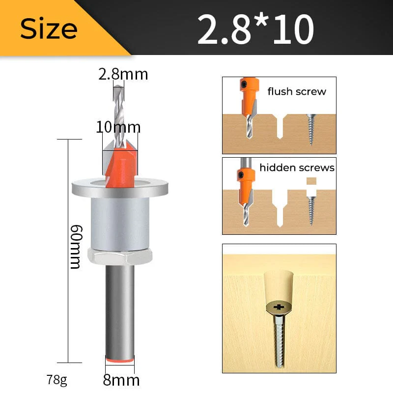 SAKER® Countersink Set with Adjustable Drill Bit - Image 11
