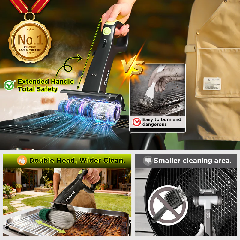 SakerĀ® Electric Grill Brush for Outdoor Grill - Image 2