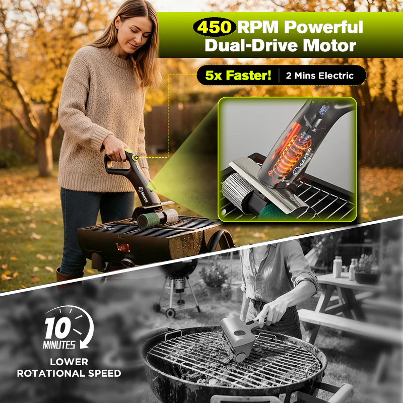 SakerĀ® Electric Grill Brush for Outdoor Grill - Image 3