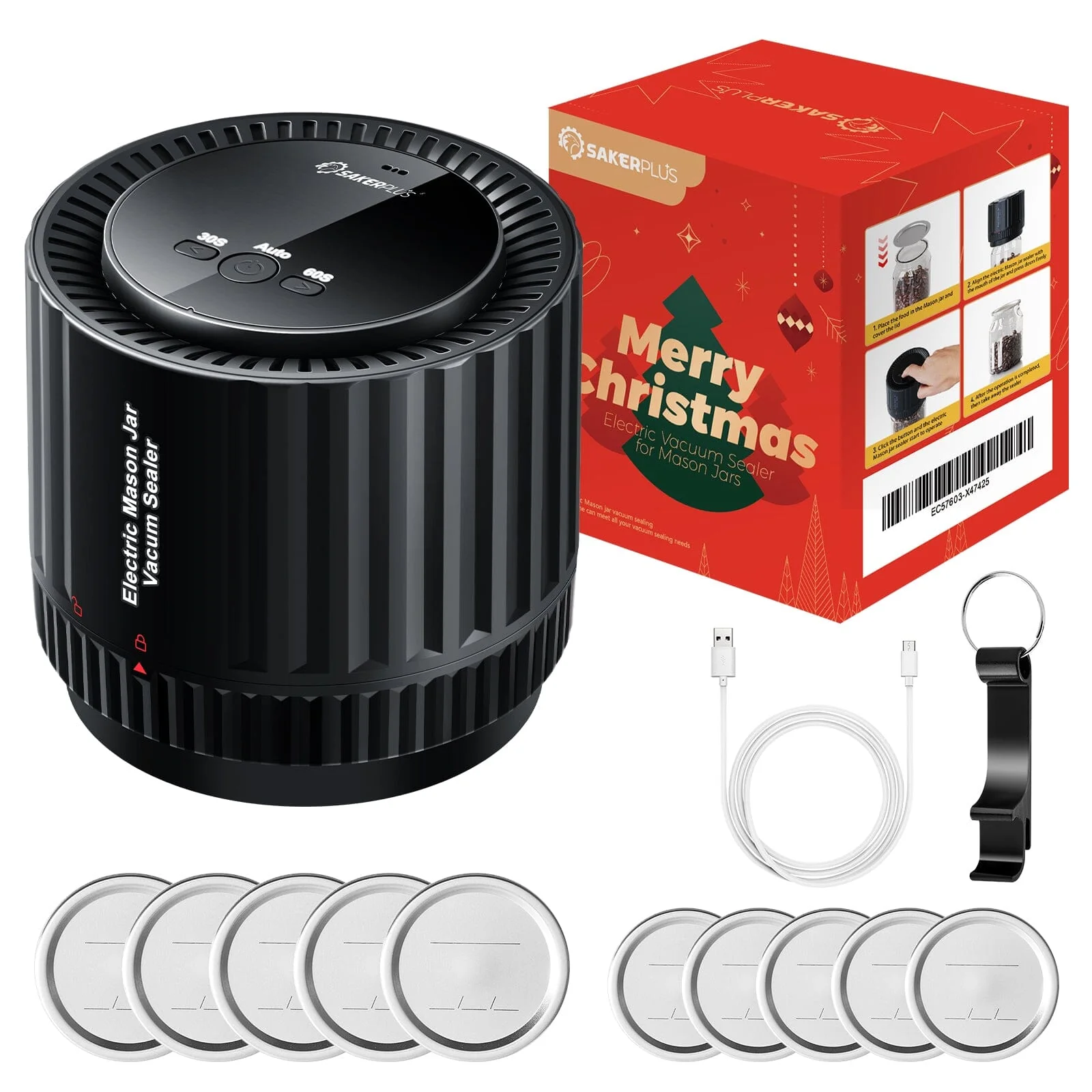 SAKER® Electric Mason Jar Vacuum Sealer - Image 3