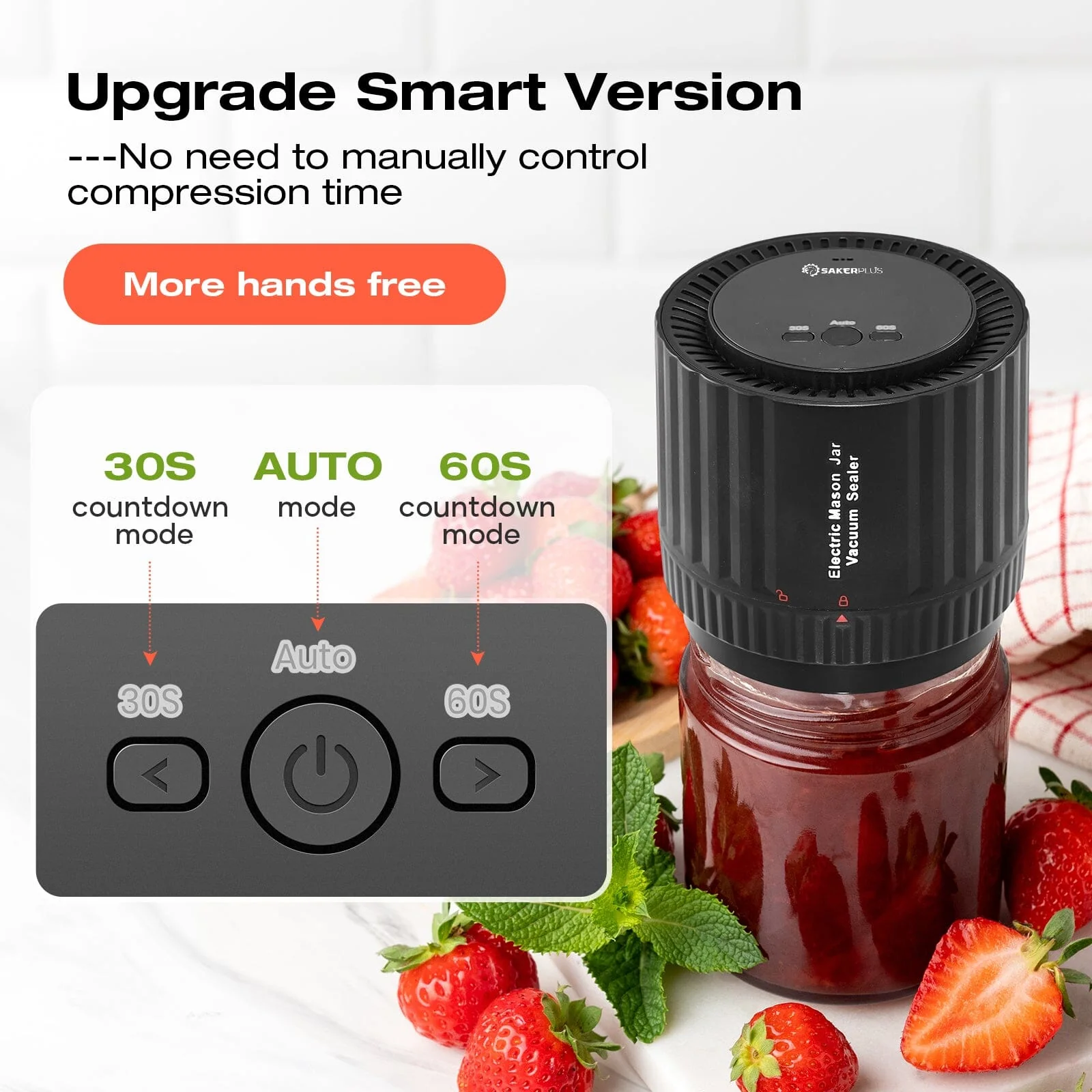 SAKER® Electric Mason Jar Vacuum Sealer - Image 4