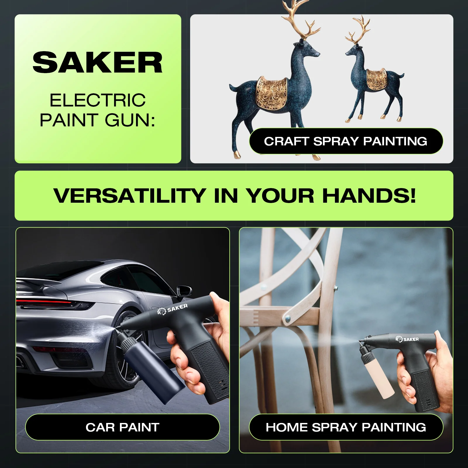 SAKER® Electric Spray Paint Gun - Image 7