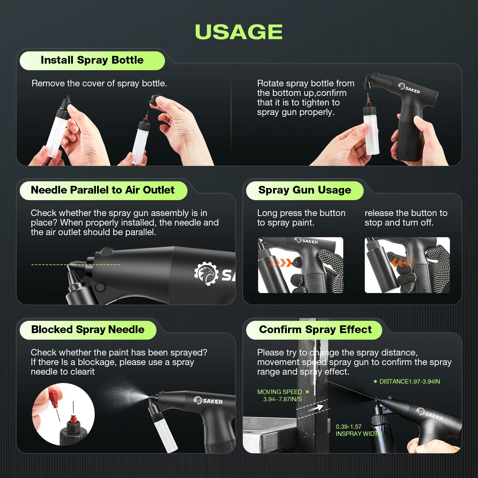 SAKER® Electric Spray Paint Gun - Image 8