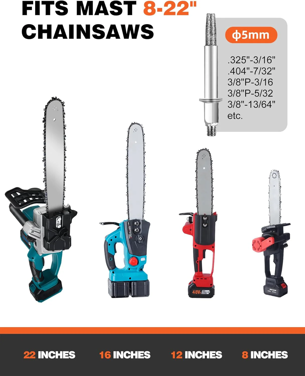 SAKERĀ® Multipurpose Portable Chain Saw Blade Sharpener - Image 5