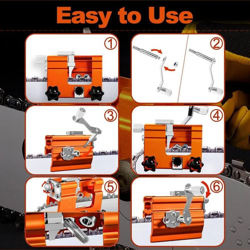 SAKERĀ® Multipurpose Portable Chain Saw Blade Sharpener - Image 7