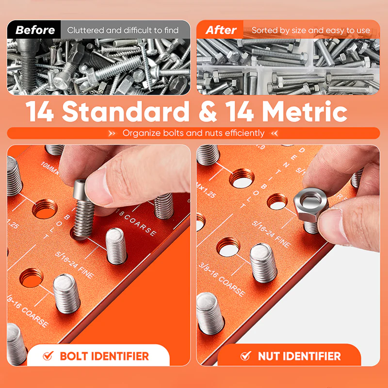 SAKER® Nut and Bolt Thread Checker - Image 7