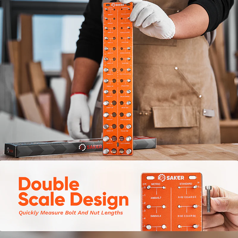 SAKER® Nut and Bolt Thread Checker - Image 8