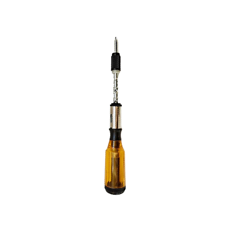 SAKERĀ® Push Pull Ratchet Screwdriver With 5 Screwdriver Heads