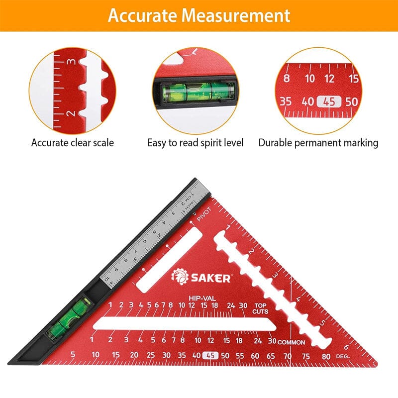 SAKER® Rafter Square with Level - Image 16