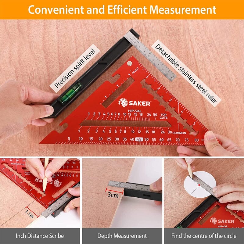 SAKER® Rafter Square with Level - Image 9