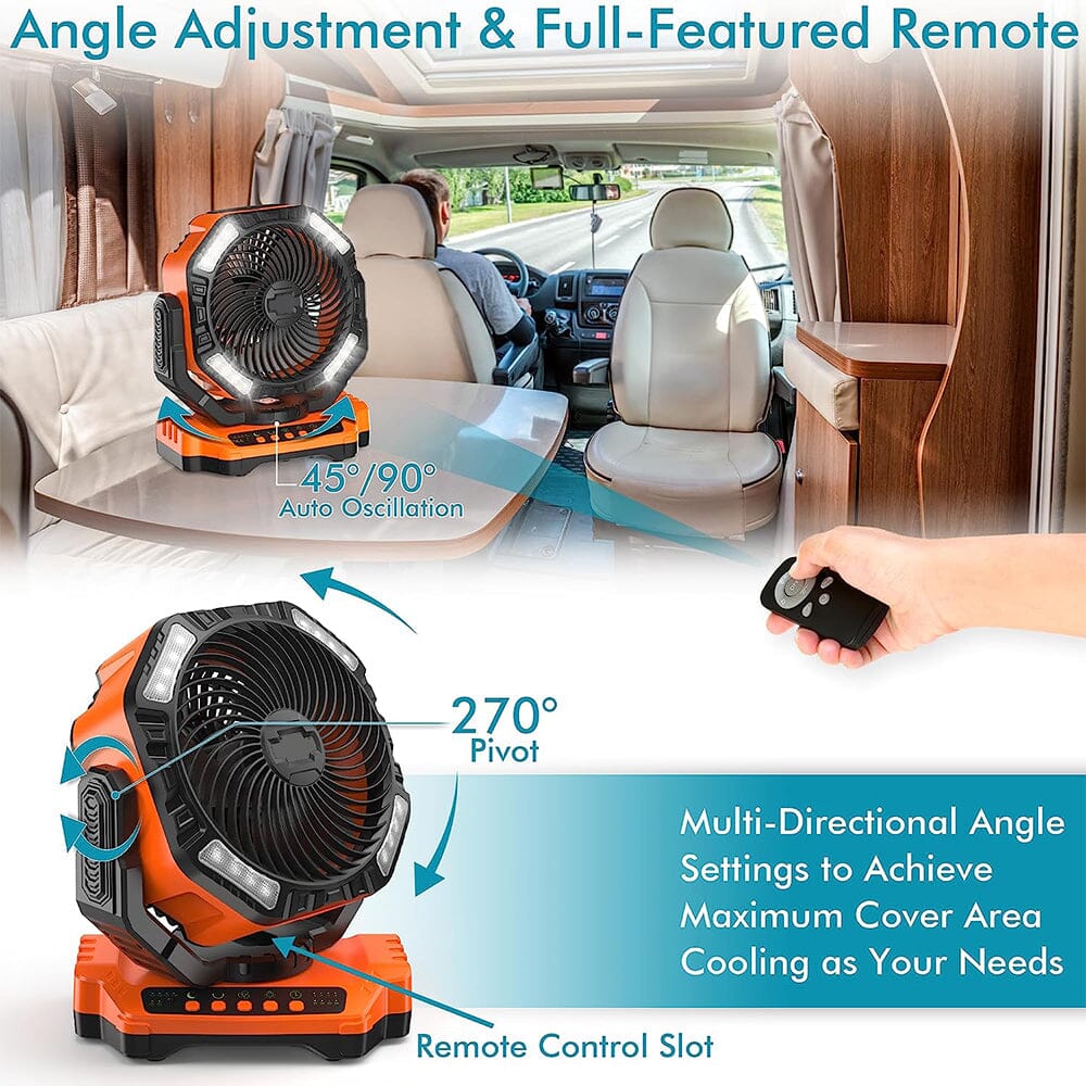 SAKER Rechargeable Camping Fan - Image 10