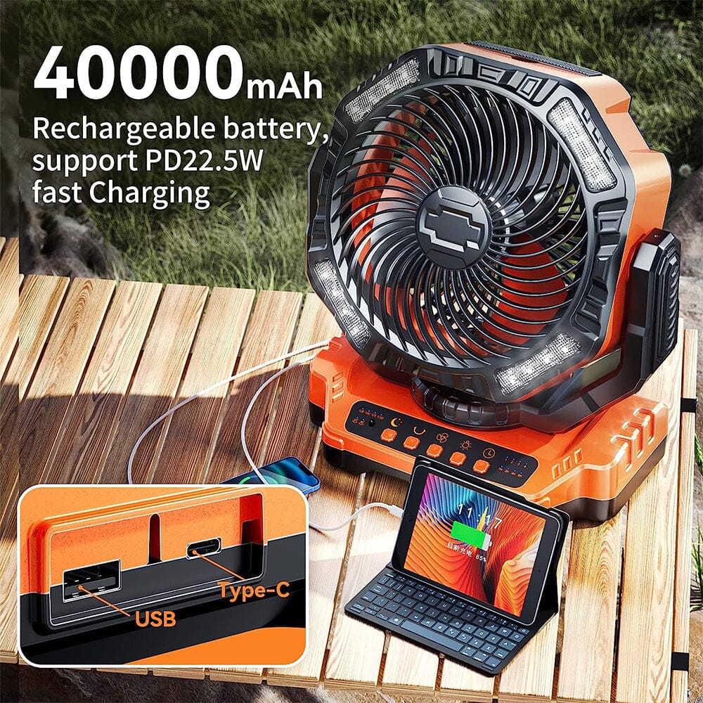 SAKER Rechargeable Camping Fan - Image 11
