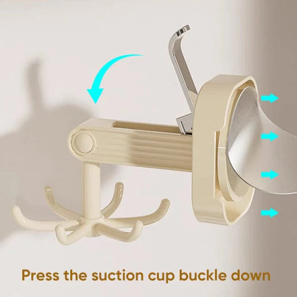 SAKER® Suction Cup Six-Claw Swivel Hook - Image 8