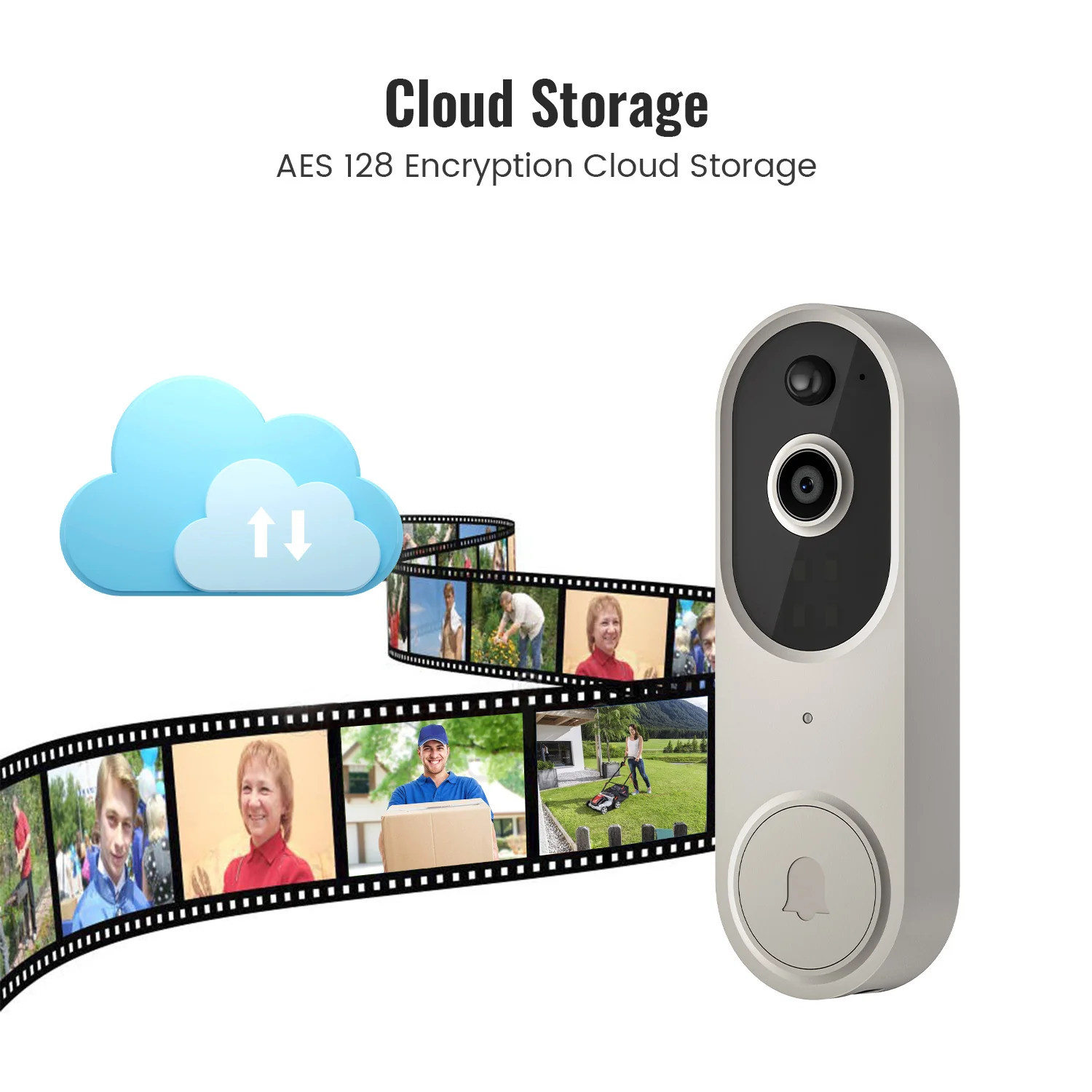 Saker 1080P Wireless Doorbell Video Camera - Image 11