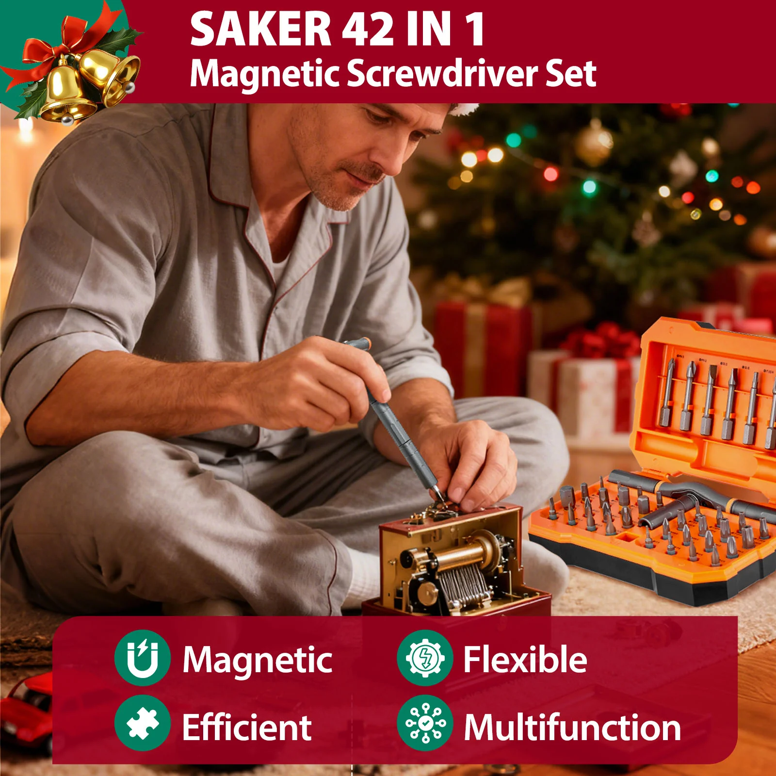 Saker 42 in 1 Magnetic Screwdriver Set - Image 7