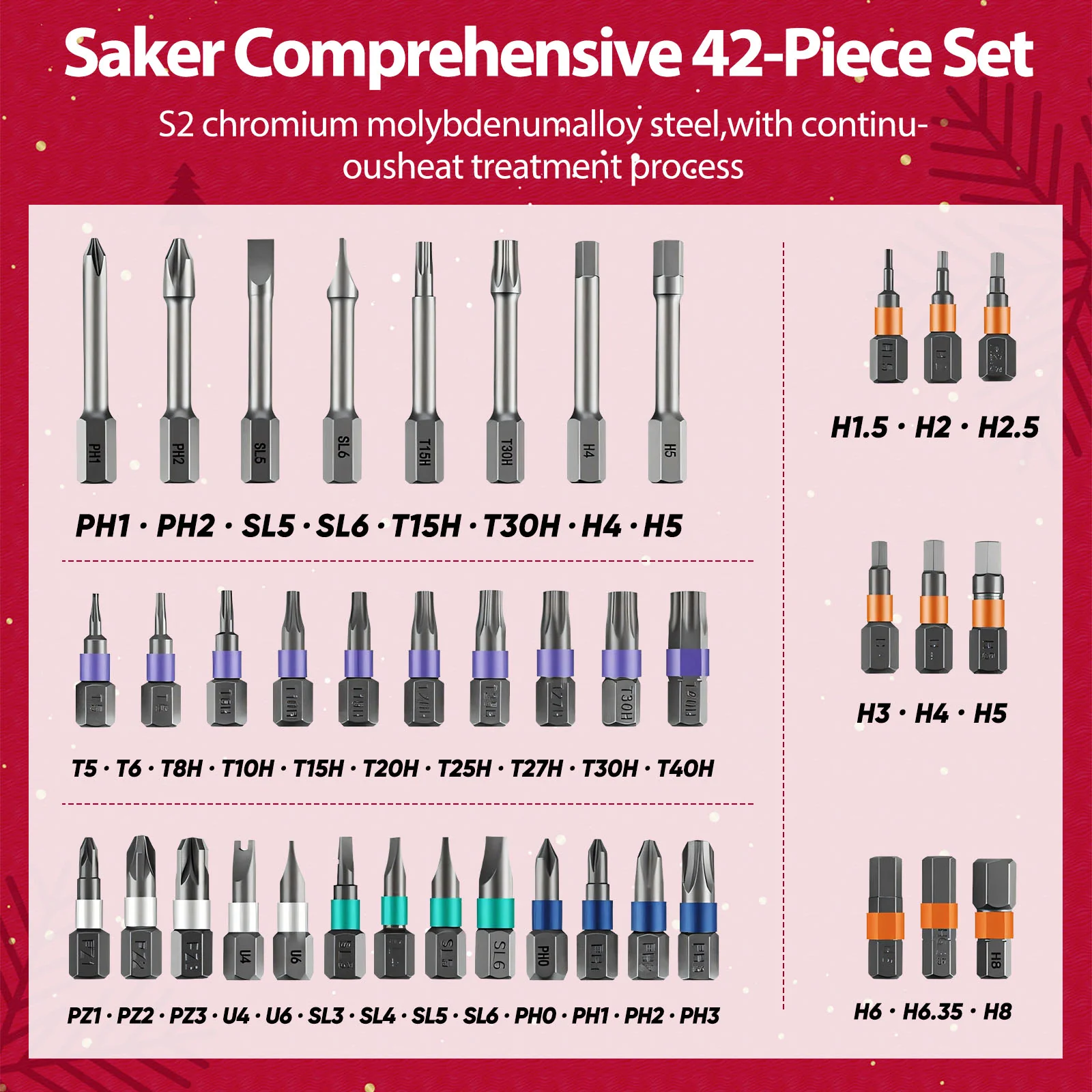 Saker 42 in 1 Magnetic Screwdriver Set - Image 4