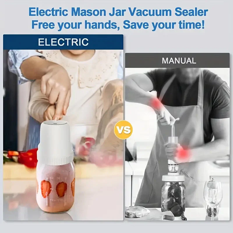 Saker 3-in-1 Upgrade Electric Vacuum Sealer Kit - Image 3