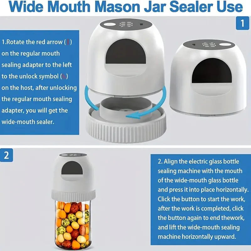 Saker 3-in-1 Upgrade Electric Vacuum Sealer Kit - Image 7