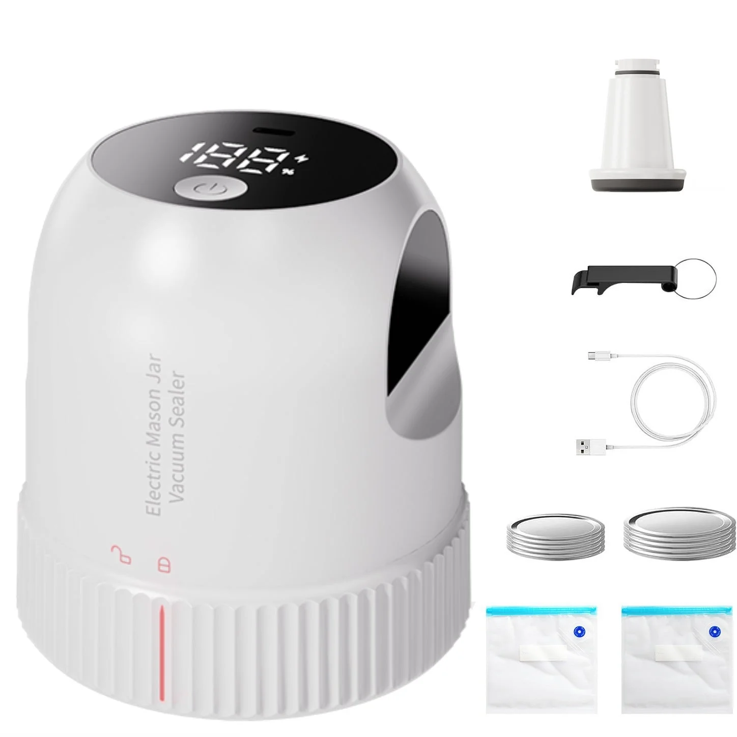 Saker 3-in-1 Upgrade Electric Vacuum Sealer Kit - Image 9