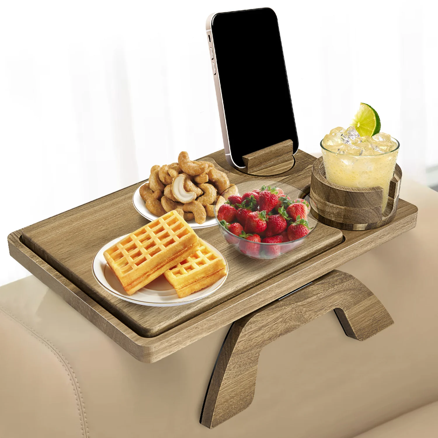 Saker 4-in-1 Couch Arm Table - Image 11