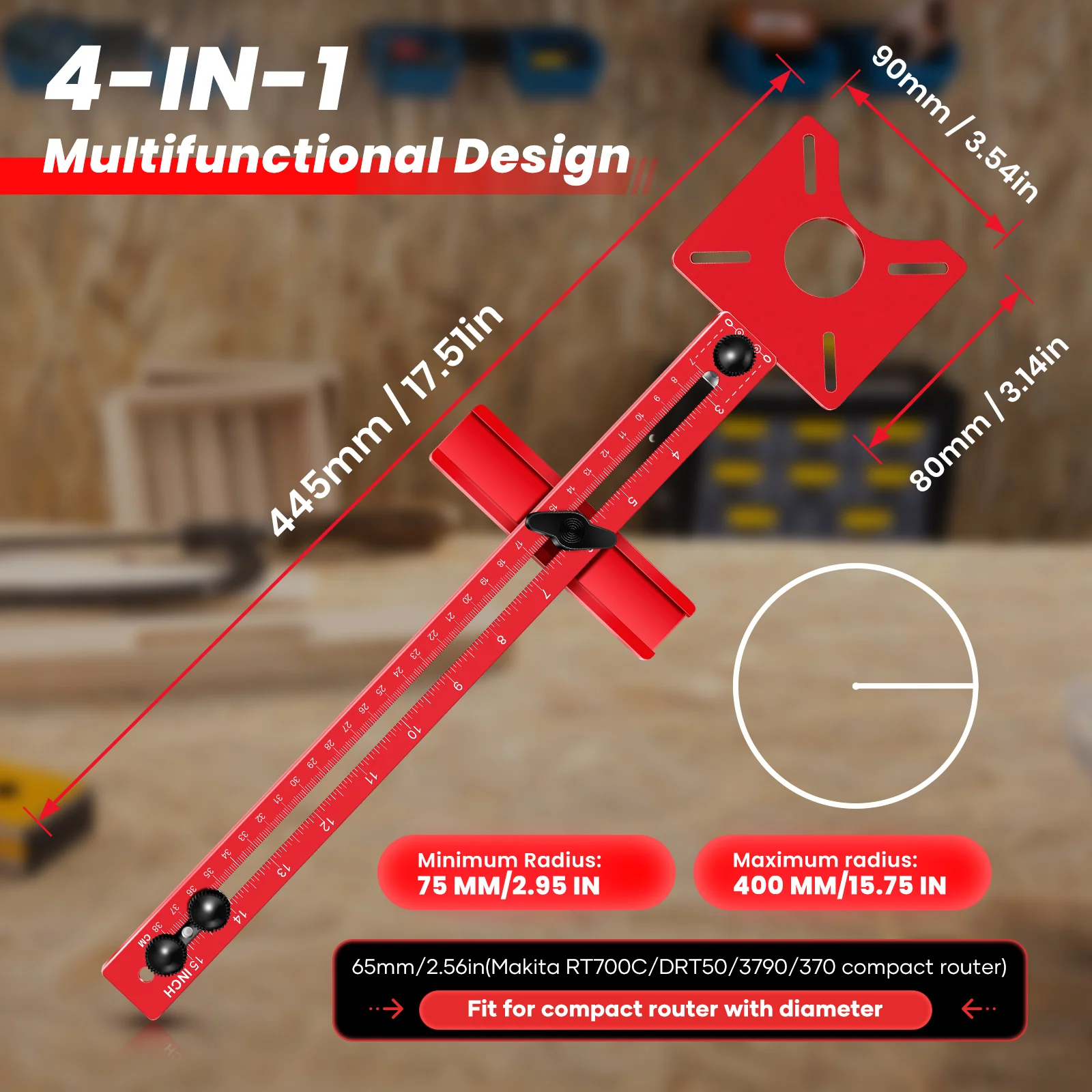SAKER® 4 in 1 Router Milling Groove Bracket - Image 4