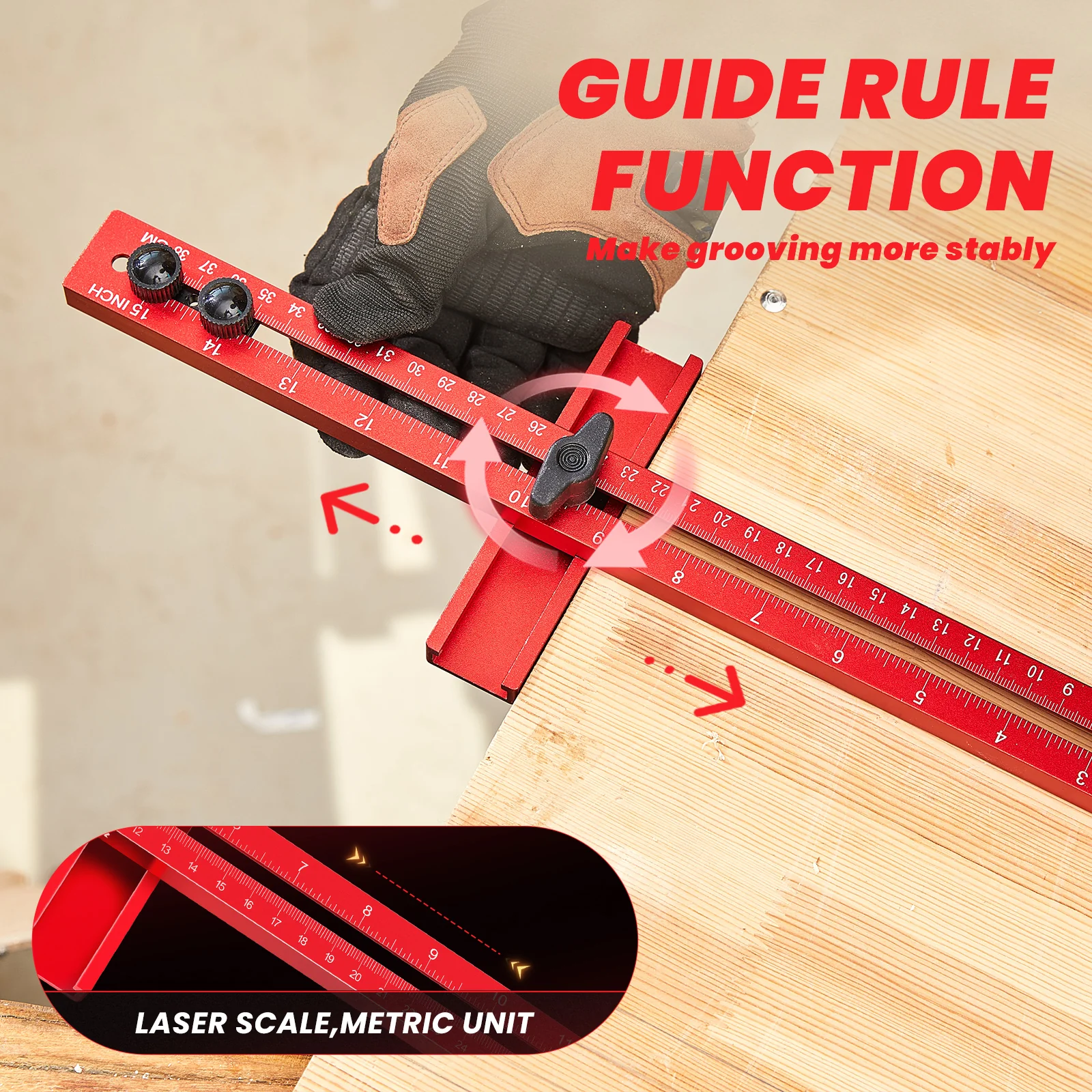 SAKER® 4 in 1 Router Milling Groove Bracket - Image 7