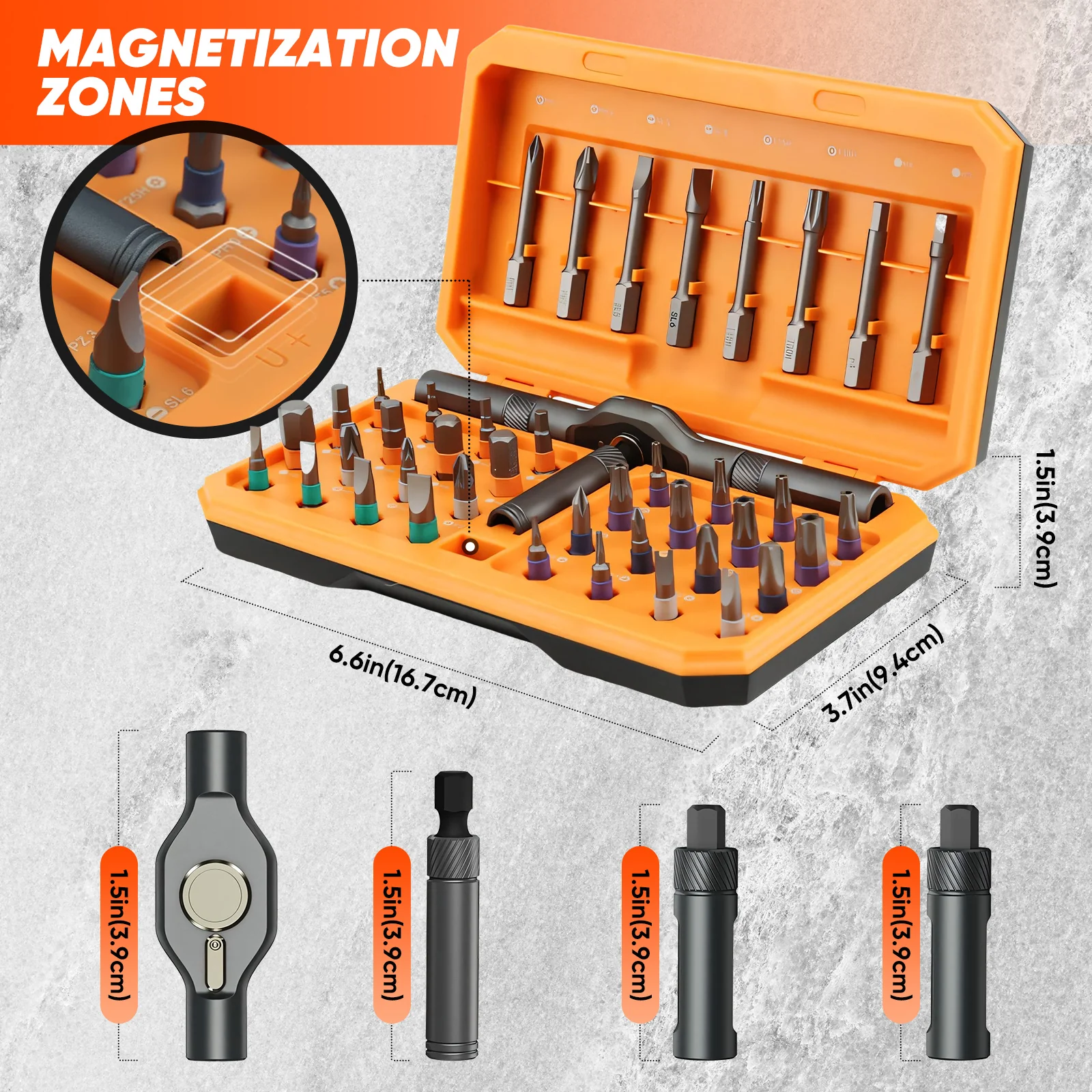 Saker 42 in 1 Magnetic Screwdriver Set - Image 12