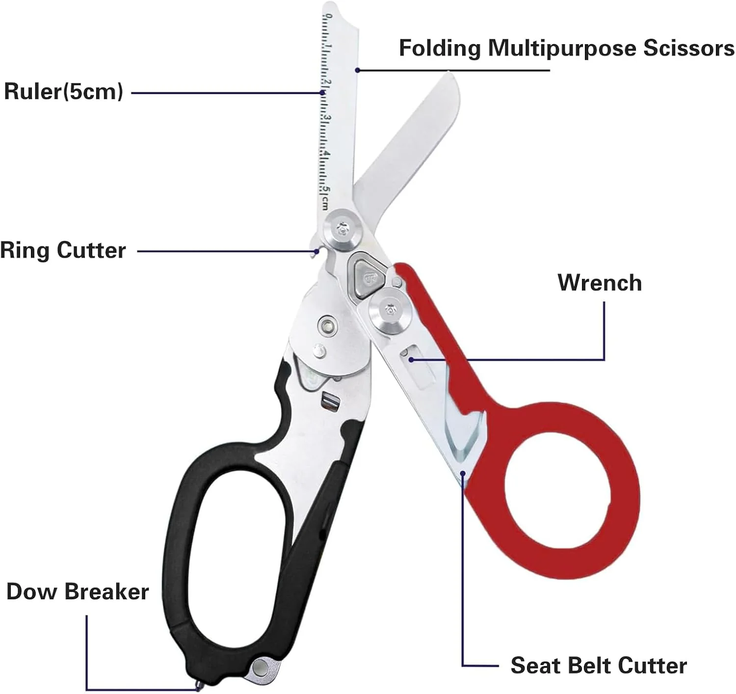 SAKER 6 In 1 Multifunctional Trauma Shears - Image 10