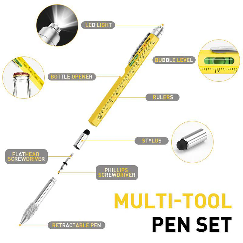 SAKER 9 in 1 Multitool Pen - Image 3