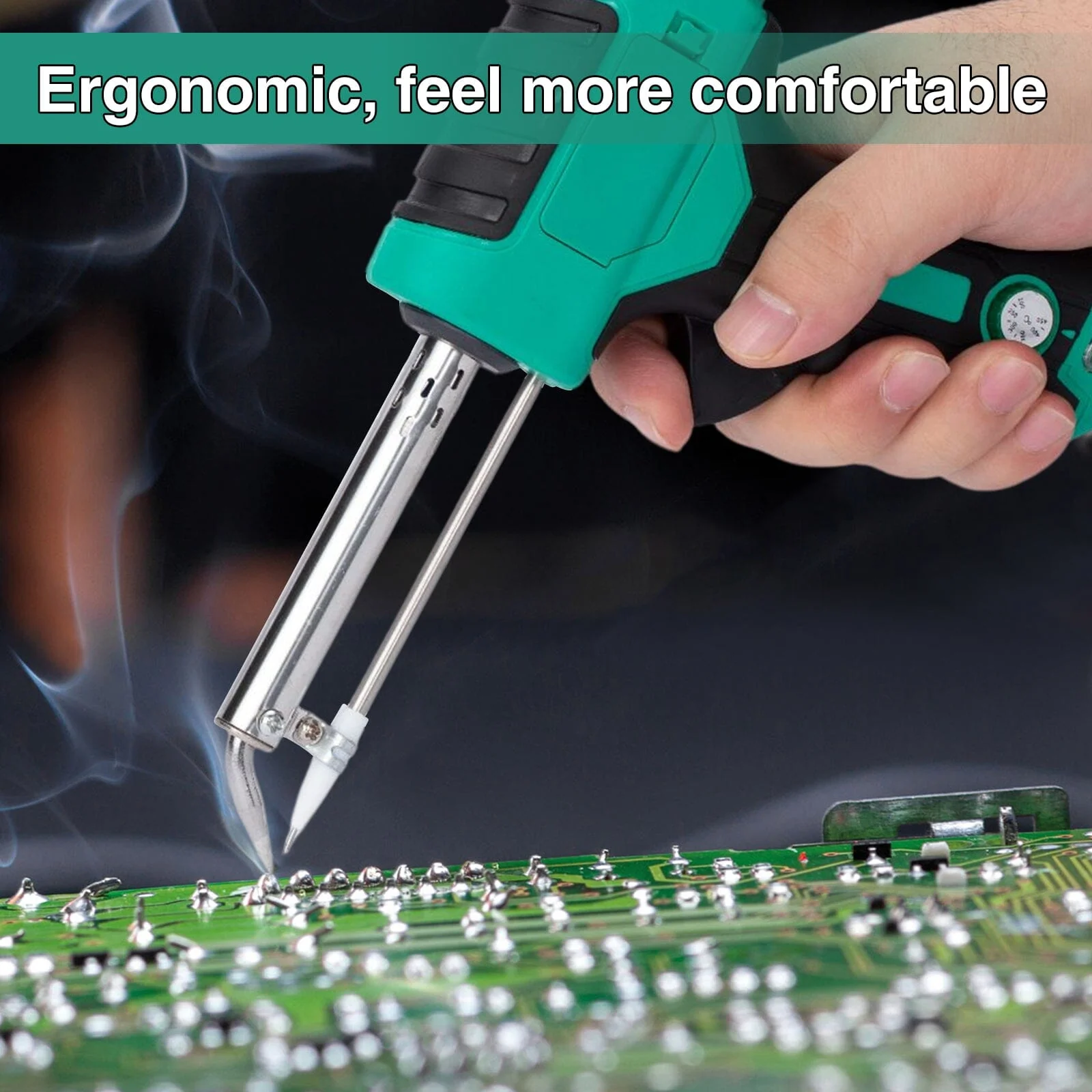 Saker Adjustable Temperature Soldering Iron Kit - Image 12