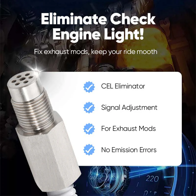 Saker Car O2 Sensor Adapter CEL Eliminator - Image 3