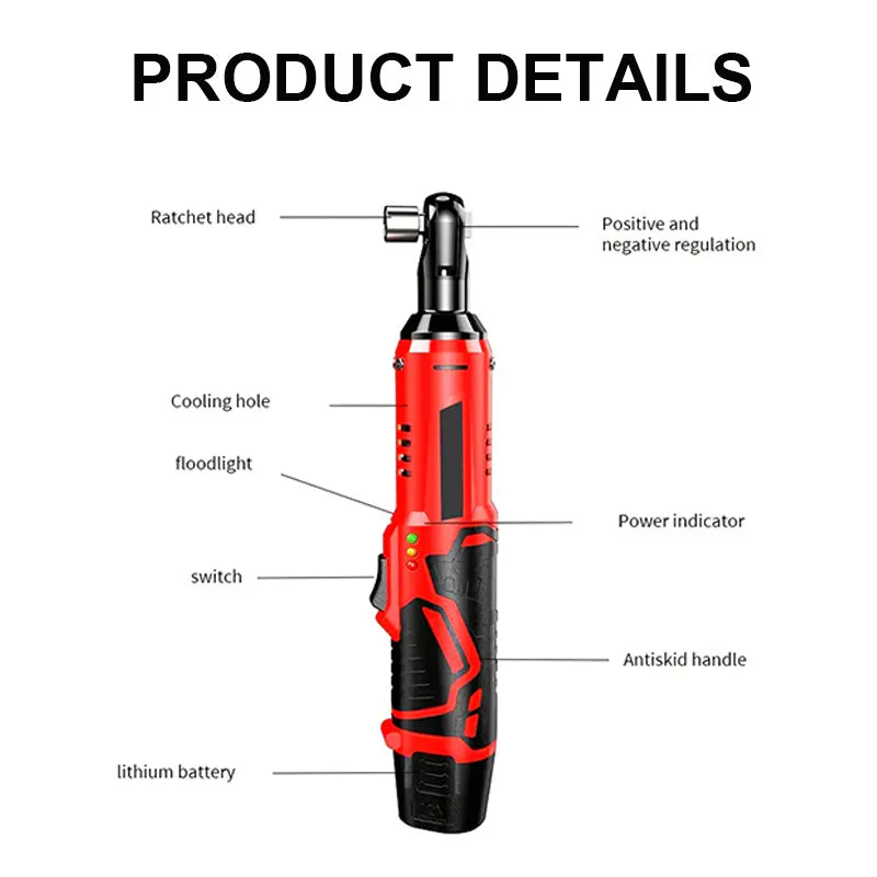 SAKER Cordless Electric Ratchet Wrench - Image 11