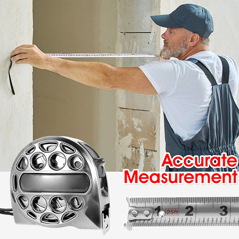 Saker Double-Sided Scale Waterproof Stainless Steel Tape Measure - Image 3