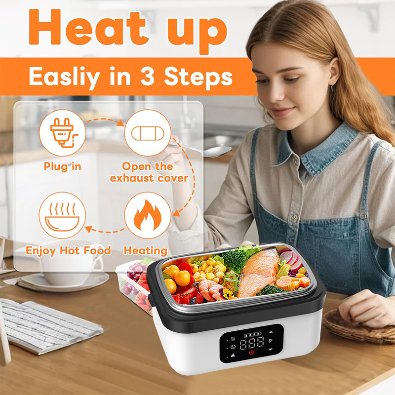 Saker® Electric Lunch Box Food Heater - Image 3